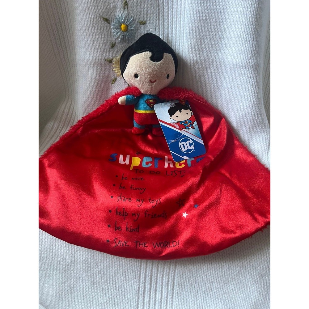 NWT Superman Lovey Blankey Plush